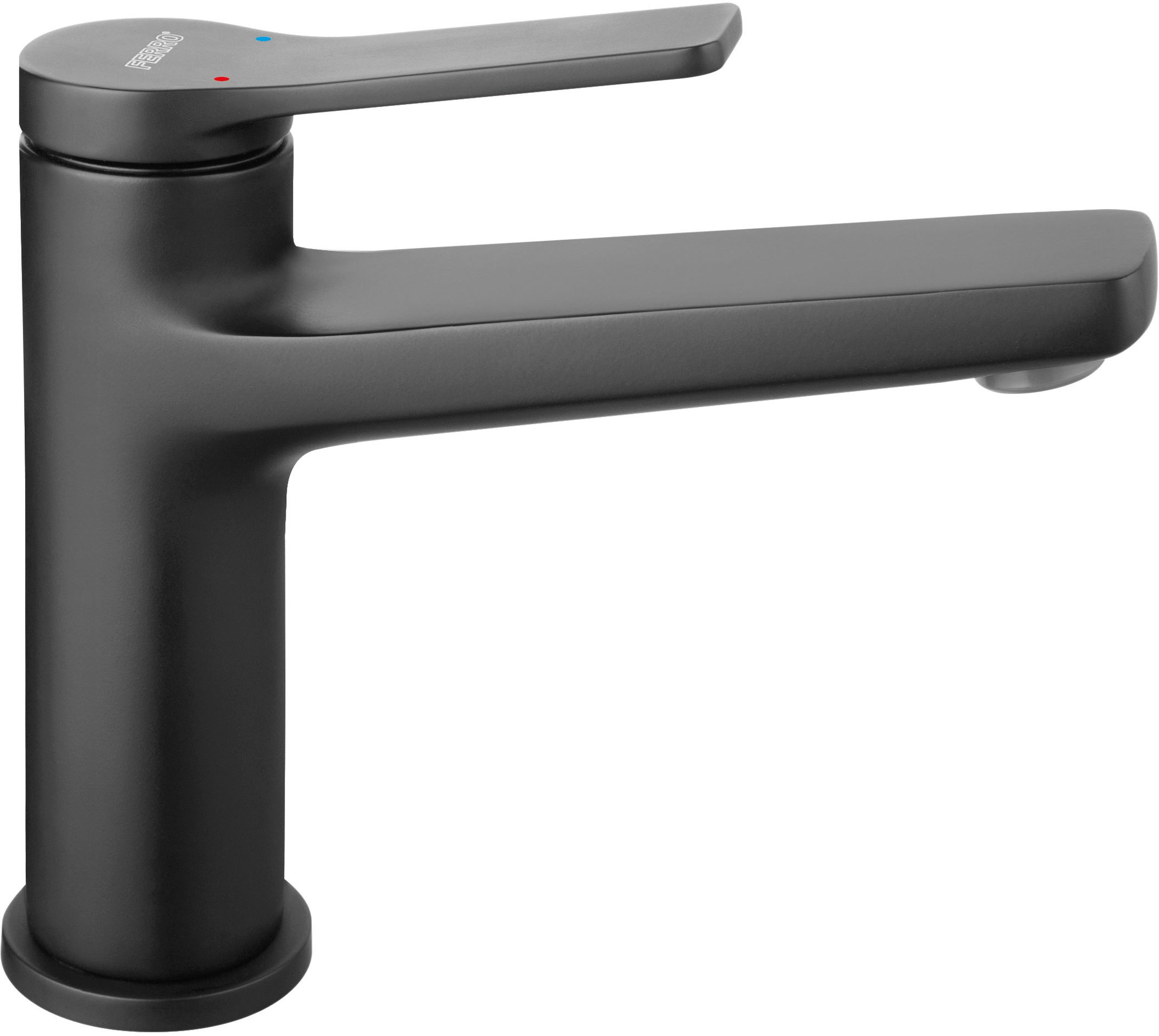 Ferro Stratos Black bateria umywalkowa stojąca czarna BSC2BL