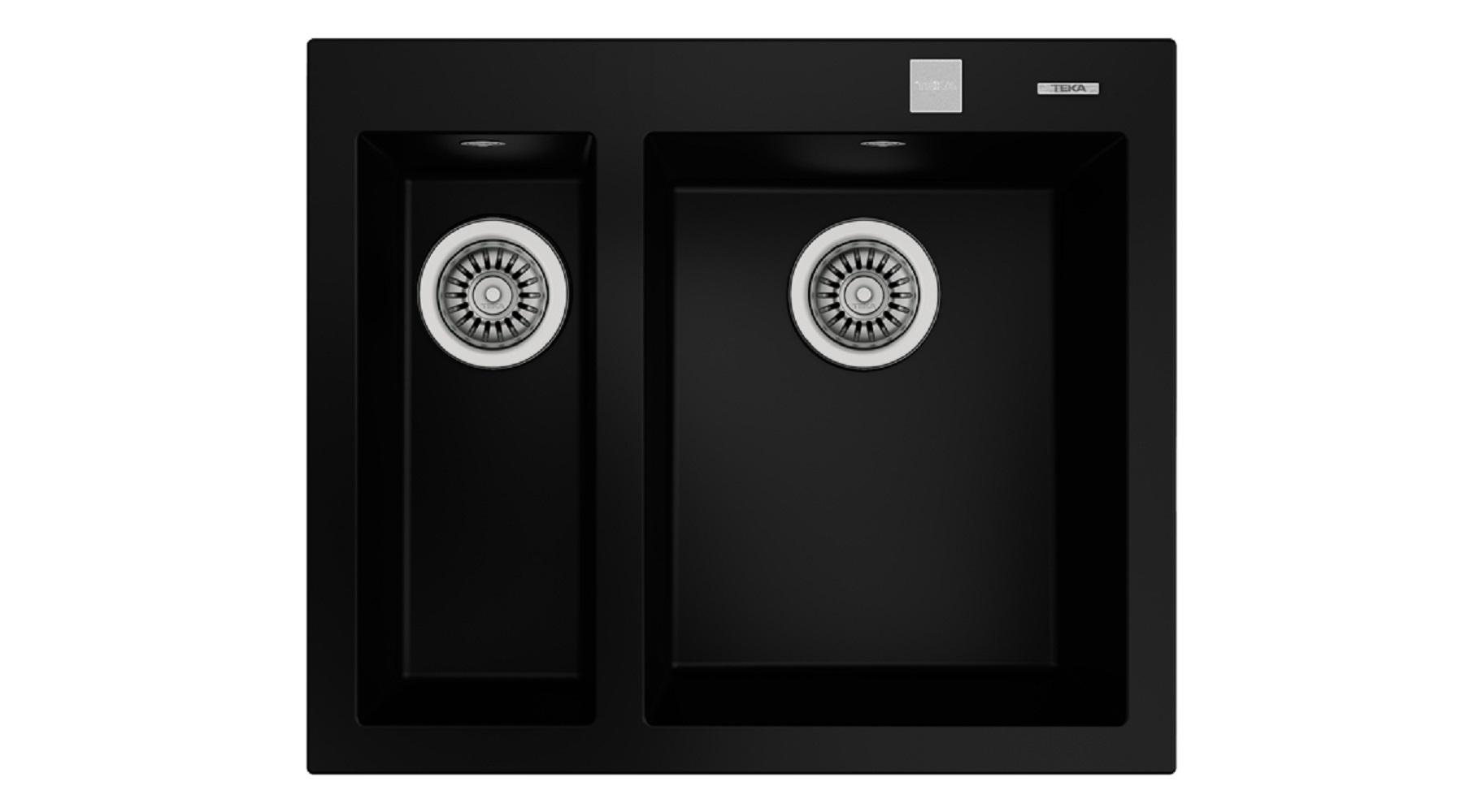 Teka Forsquare 590 TG zlewozmywak 59x50 cm Tegranit czarny 115260019