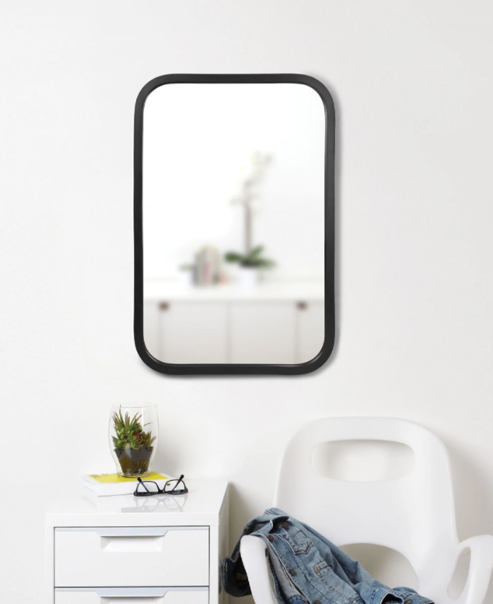 Umbra Hub lustro 61x91,4 cm prostokątne czarny 1014801-040