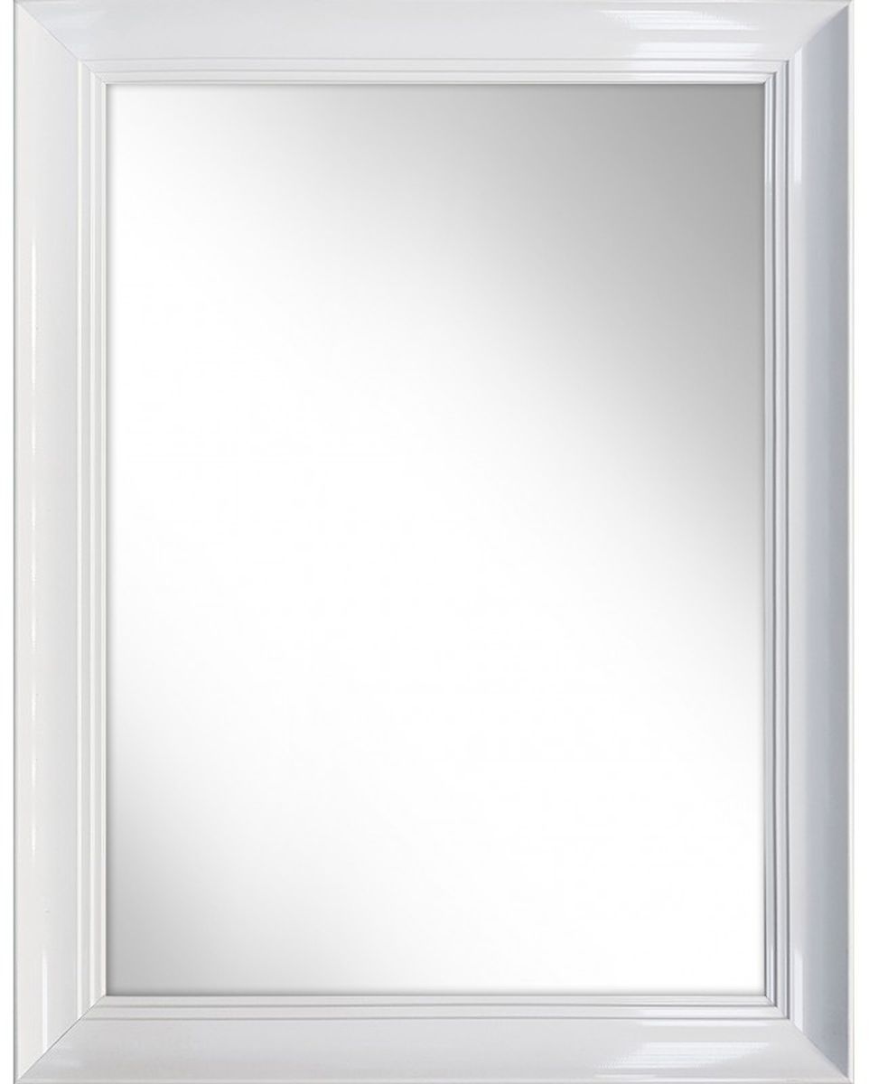 Ars Longa Roma lustro 132x72 cm prostokątne biały połysk ROMA60120-B