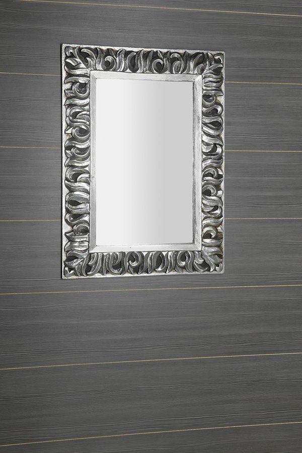 Sapho Zeegras lustro 70x100 cm prostokątne rama srebrny IN432