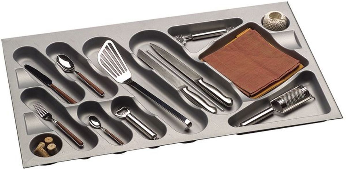 Alveus PE-900 organizer na sztućce szary 1090350