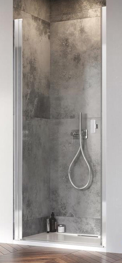 Radaway Nes DWJ I drzwi prysznicowe 80 cm wnękowe lewe chrom/szkło przezroczyste 10026080-01-01L