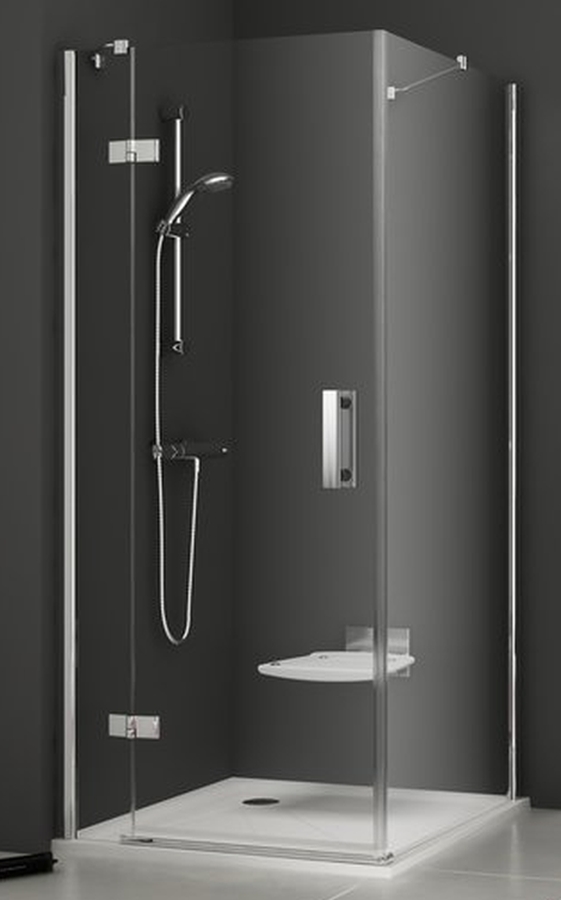 Ravak SmartLine SMPS-80 L ścianka prysznicowa 80 cm stała lewa chrom/szkło przezroczyste 9SL40A00Z1