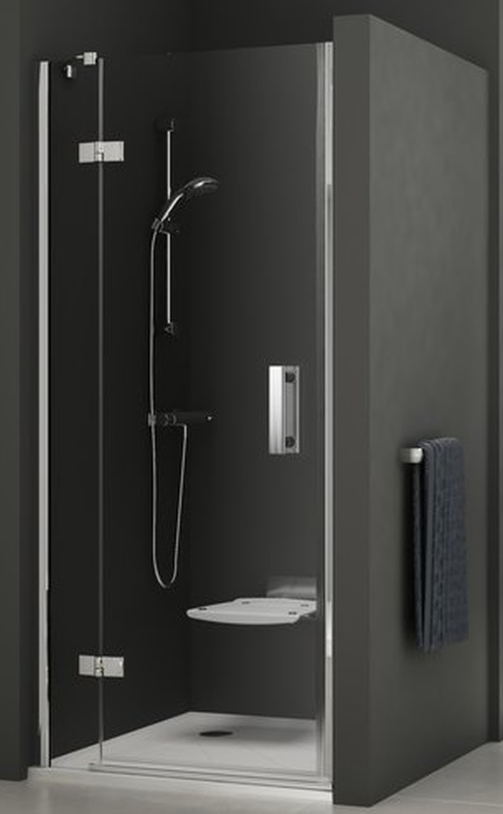 Ravak SmartLine SMSD2-90 A-L drzwi prysznicowe 90 cm uchylne lewe chrom/szkło przezroczyste 0SL7AA00Z1