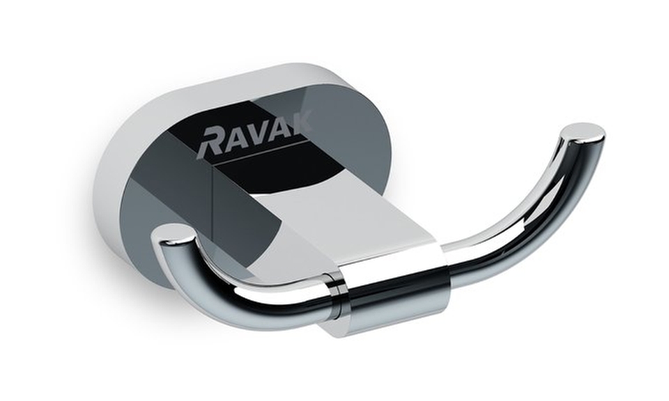 Ravak Chrome CR 100 wieszak na ręcznik podwójny chrom X07P186