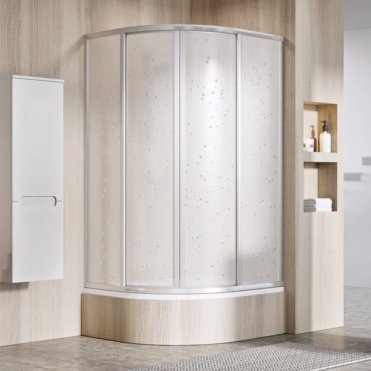 Ravak Supernova Sabina SKCP4-80 kabina prysznicowa 80 cm półokrągła satyna/pearl 31144VU0011