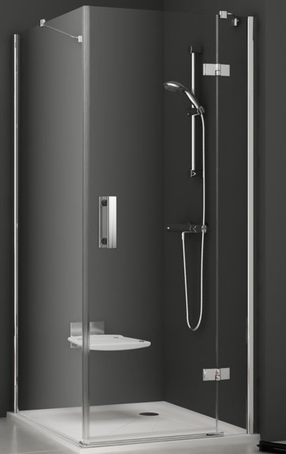 Ravak SmartLine SMPS-90 P ścianka prysznicowa 90 cm stała prawa chrom/szkło przezroczyste 9SP70A00Z1