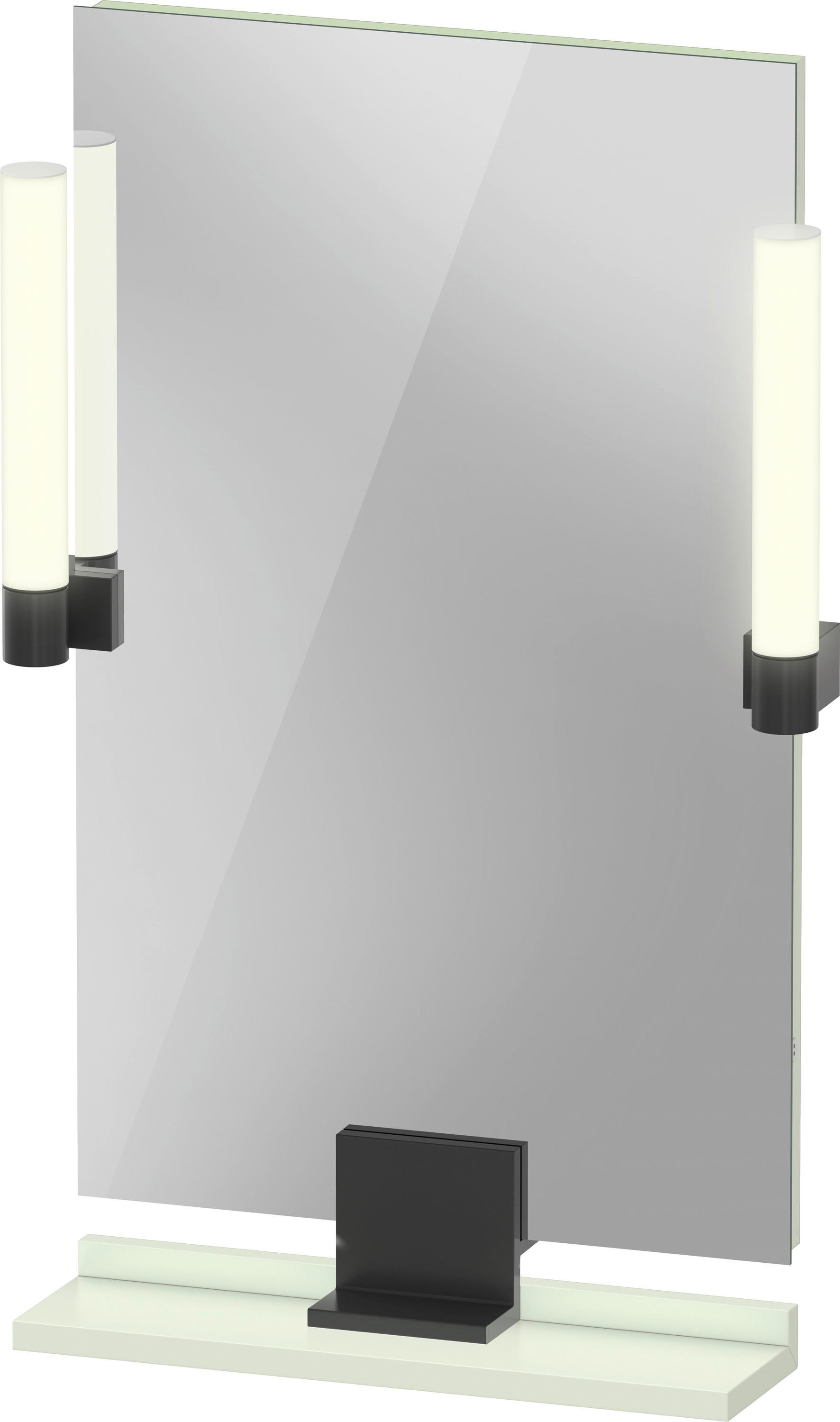 Duravit Sivida lustro 45x65 cm prostokątne z oświetleniem czarny-zielony SV74200BDHH0000