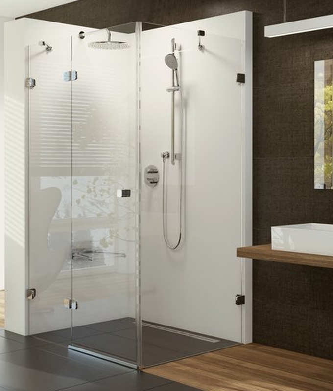 Ravak Brillant BSDPS-100/100 L kabina prysznicowa 100x100 cm kwadratowa lewa chrom/szkło przezroczyste 0ULA0A00Z1