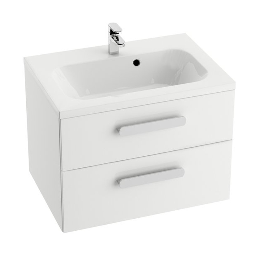 Ravak Chrome II szafka 80 cm podumywalkowa wisząca biały połysk X000000922 - Wysyłka w 24h