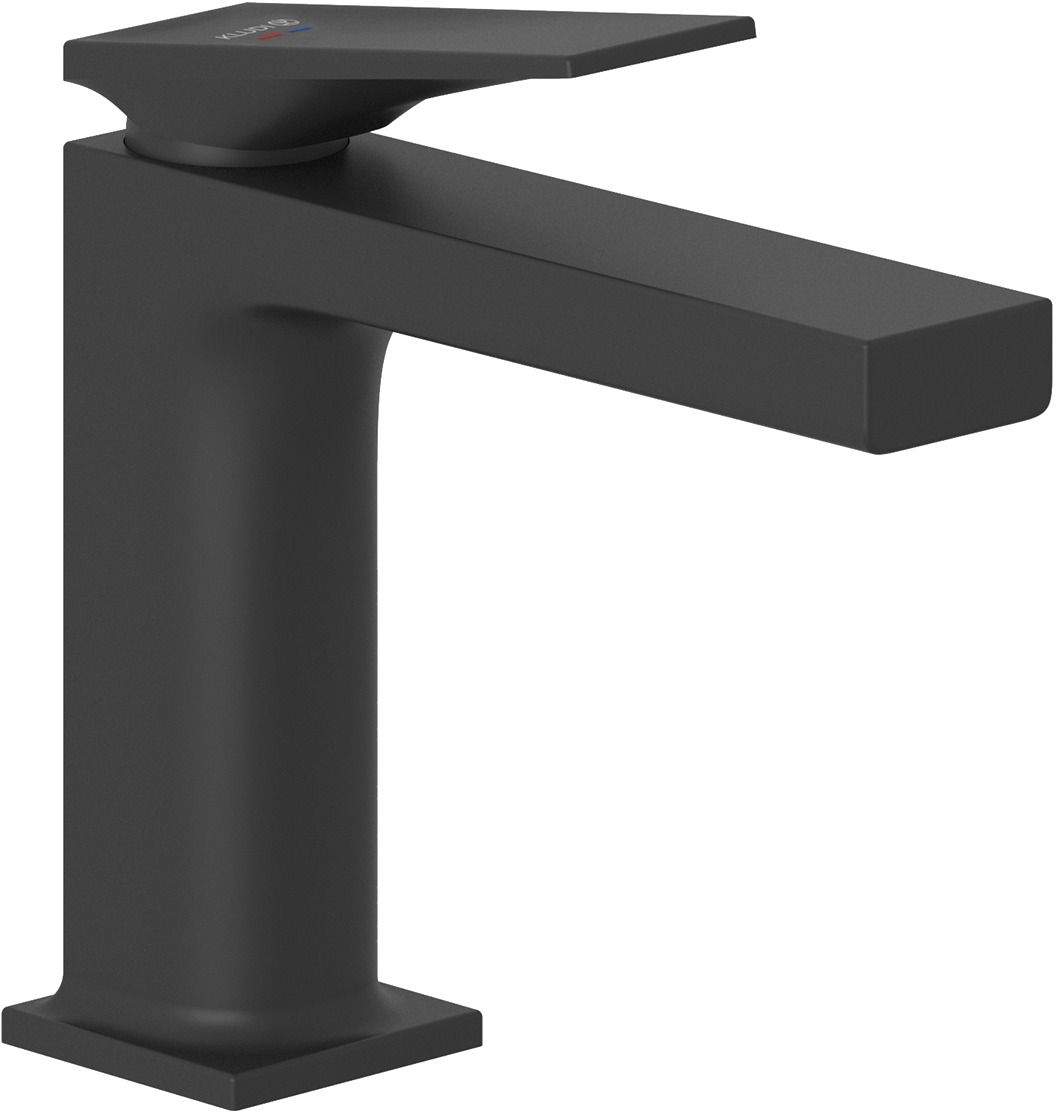 Kludi Decus bateria umywalkowa stojąca czarna 542823975