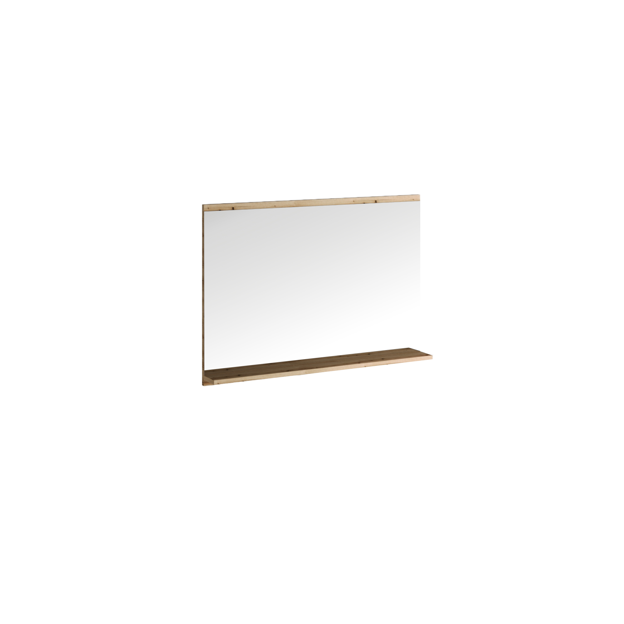 Comad Nova Oak lustro 80x57 cm prostokątne drewno NOVA OAK A 84-80