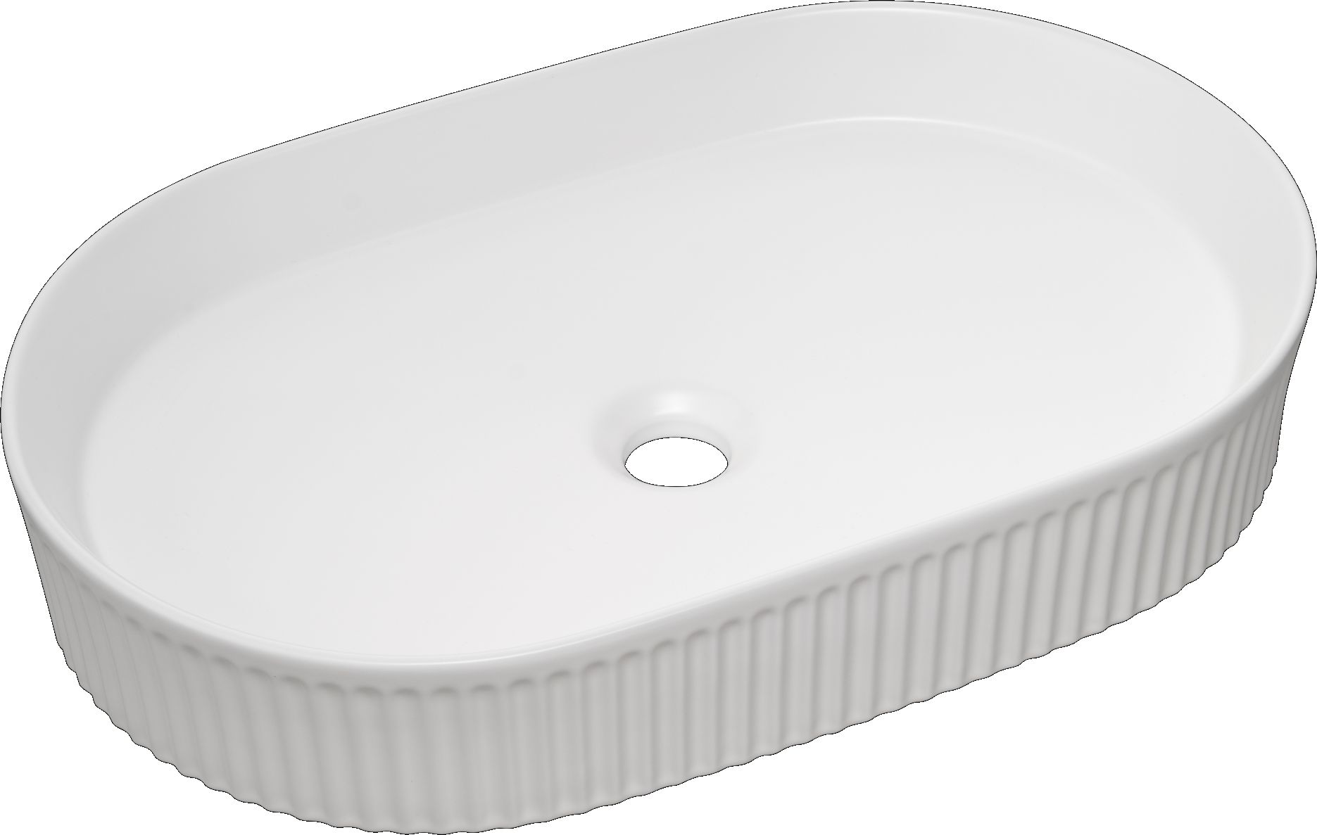 Comad umywalka 56x36 cm owalna nablatowa biała BEYOND 3 WHITE ( E-6531 ) - Wysyłka w 24h