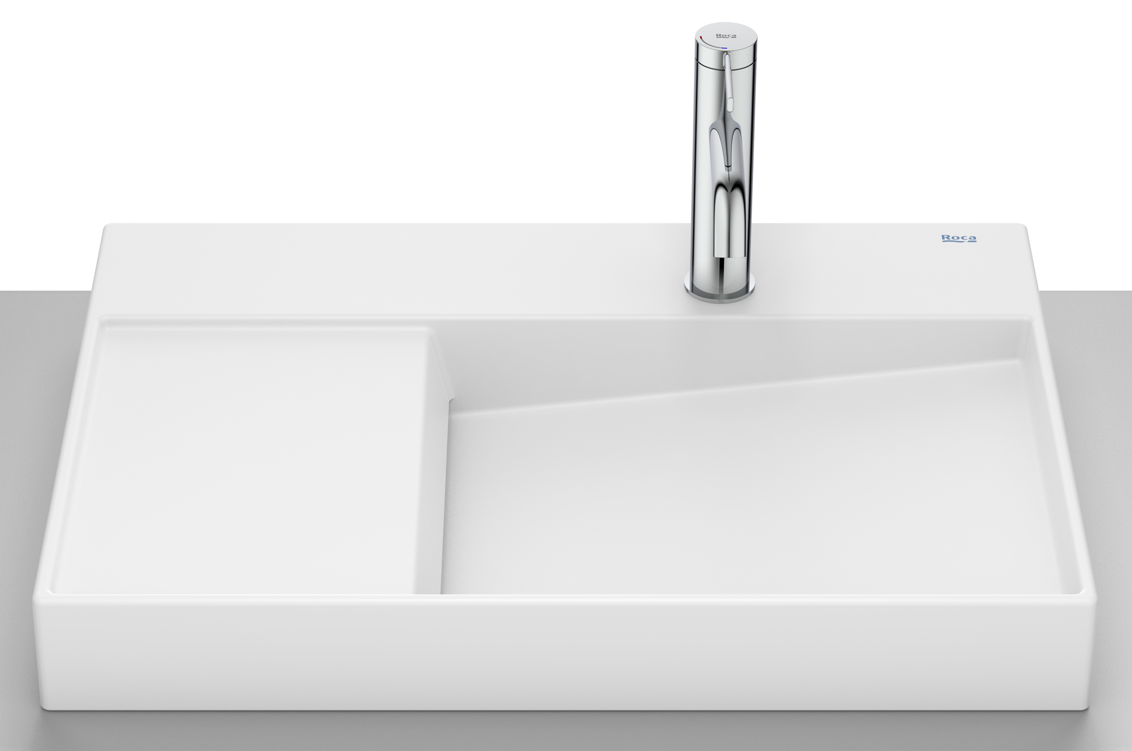 Roca Horizon umywalka 60x42 cm nablatowa biała A32727462B - Wysyłka w 24h