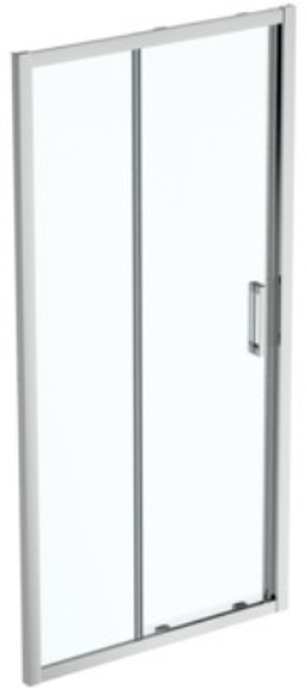 Ideal Standard Connect 2 drzwi prysznicowe 100 cm rozsuwane srebrny szczotkowany/szkło przezroczyste K9273EO