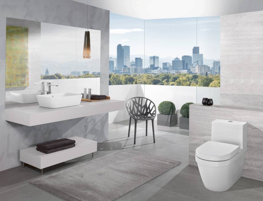 Villeroy & Boch Architectura umywalka 60x40 cm nablatowa prostokątna Weiss Alpin 5A276001