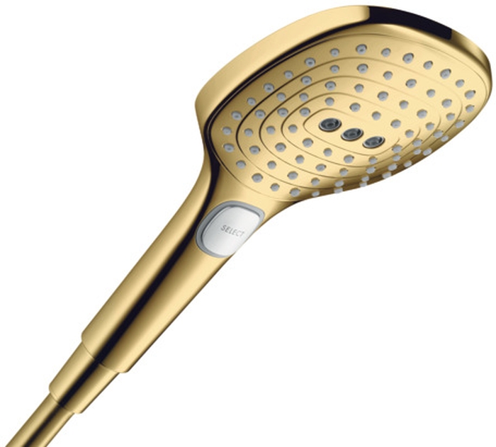 Hansgrohe Raindance Select E słuchawka prysznicowa złoty optyczny polerowany 26520990