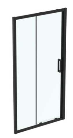 Ideal Standard Connect 2 drzwi prysznicowe 105 cm rozsuwane czarny mat/szkło przezroczyste K9274V3