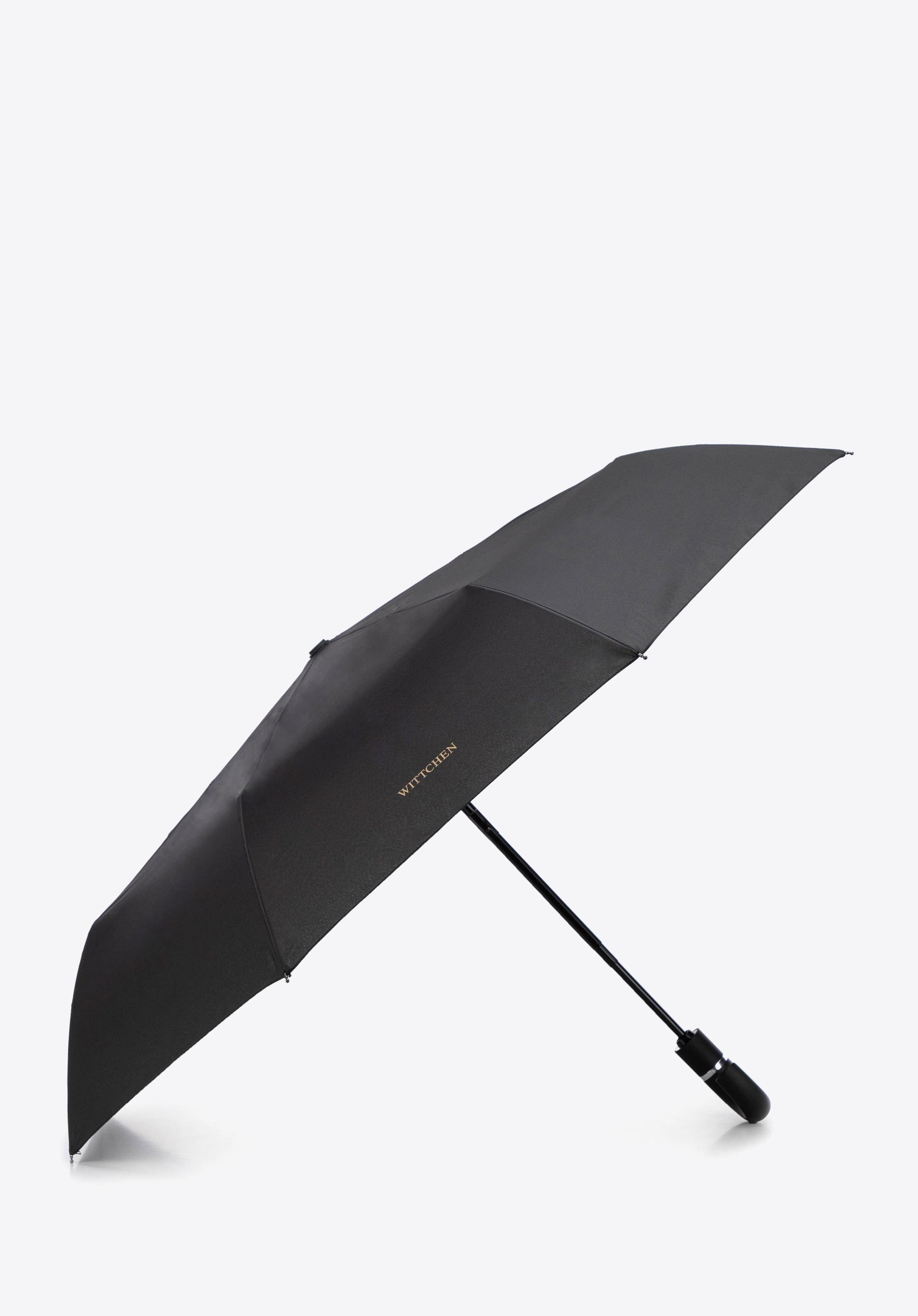 Parasol automatyczny z elegancką rączką czarny