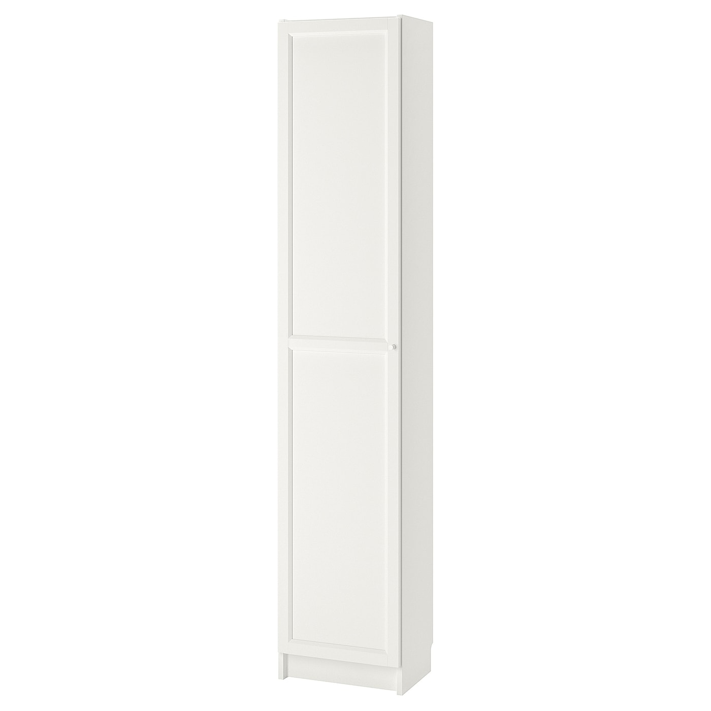 IKEA BILLY / OXBERG regał z drzwiami, biały, 40x41x202 cm