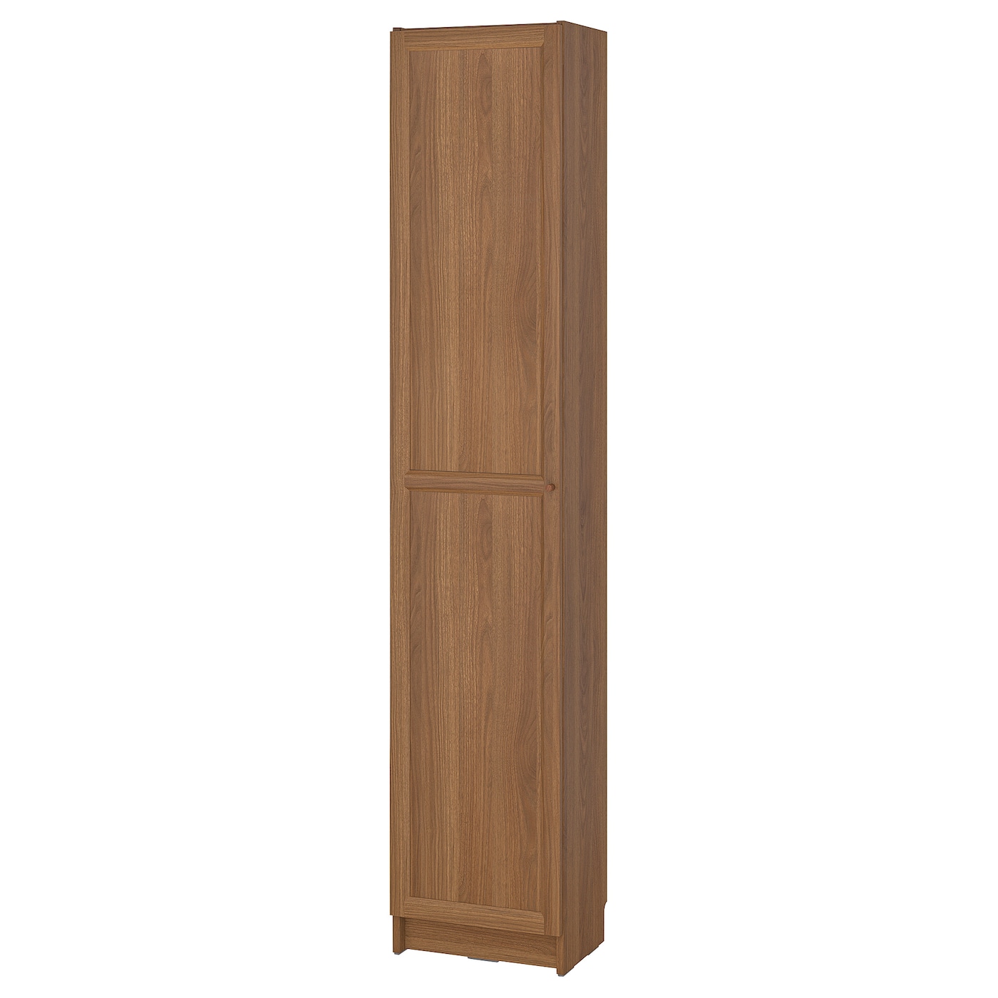 IKEA BILLY / OXBERG regał z drzwiami, brązowy orzech, 40x30x202 cm