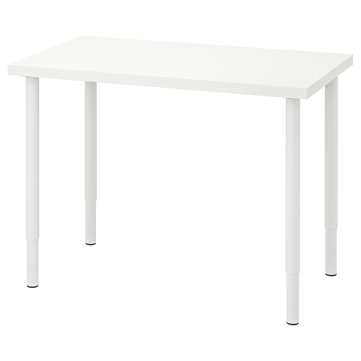 IKEA LINNMON / OLOV biurko, biały, 100x60 cm