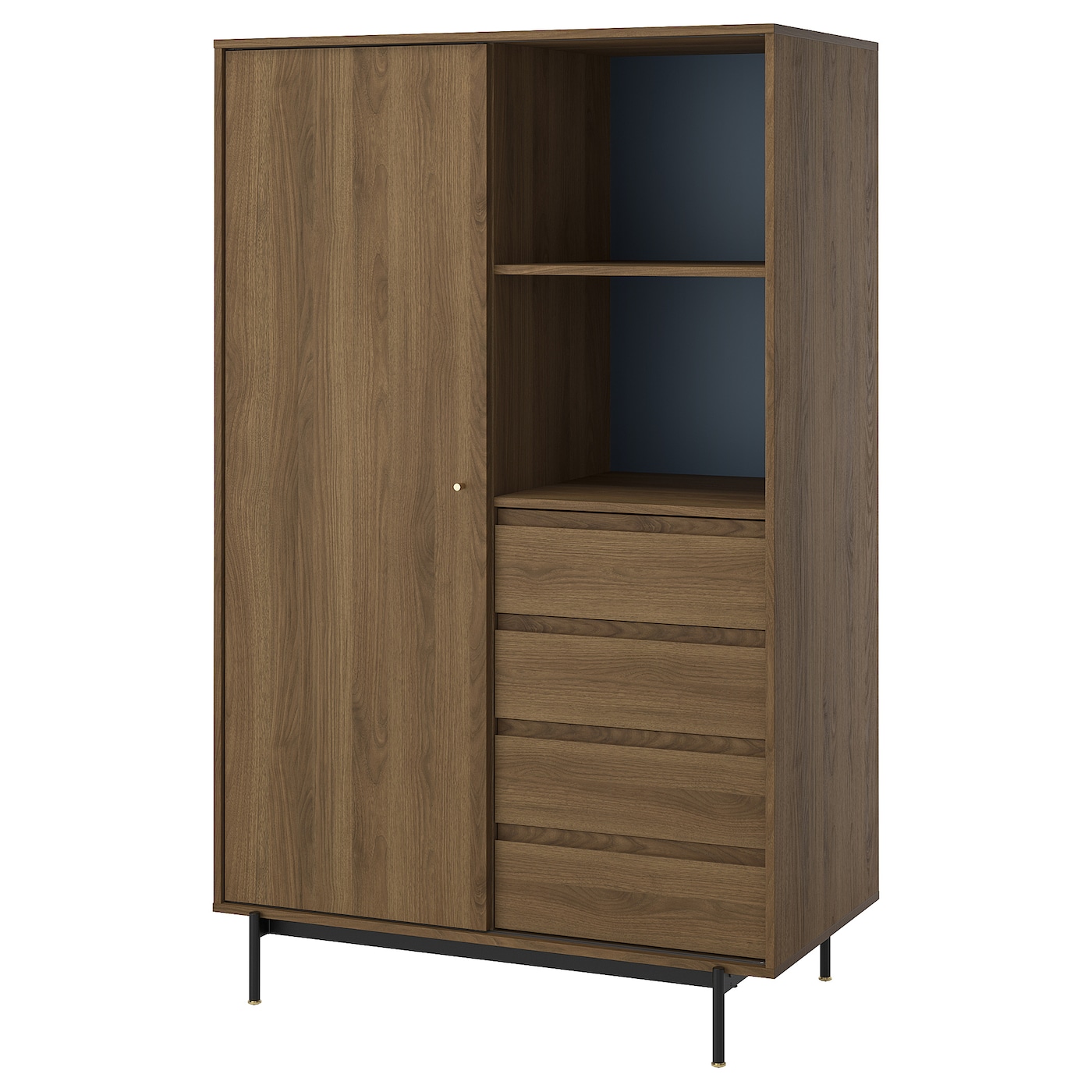 IKEA RÅDMANSÖ szafa, brązowy orzech, 118x64x190 cm