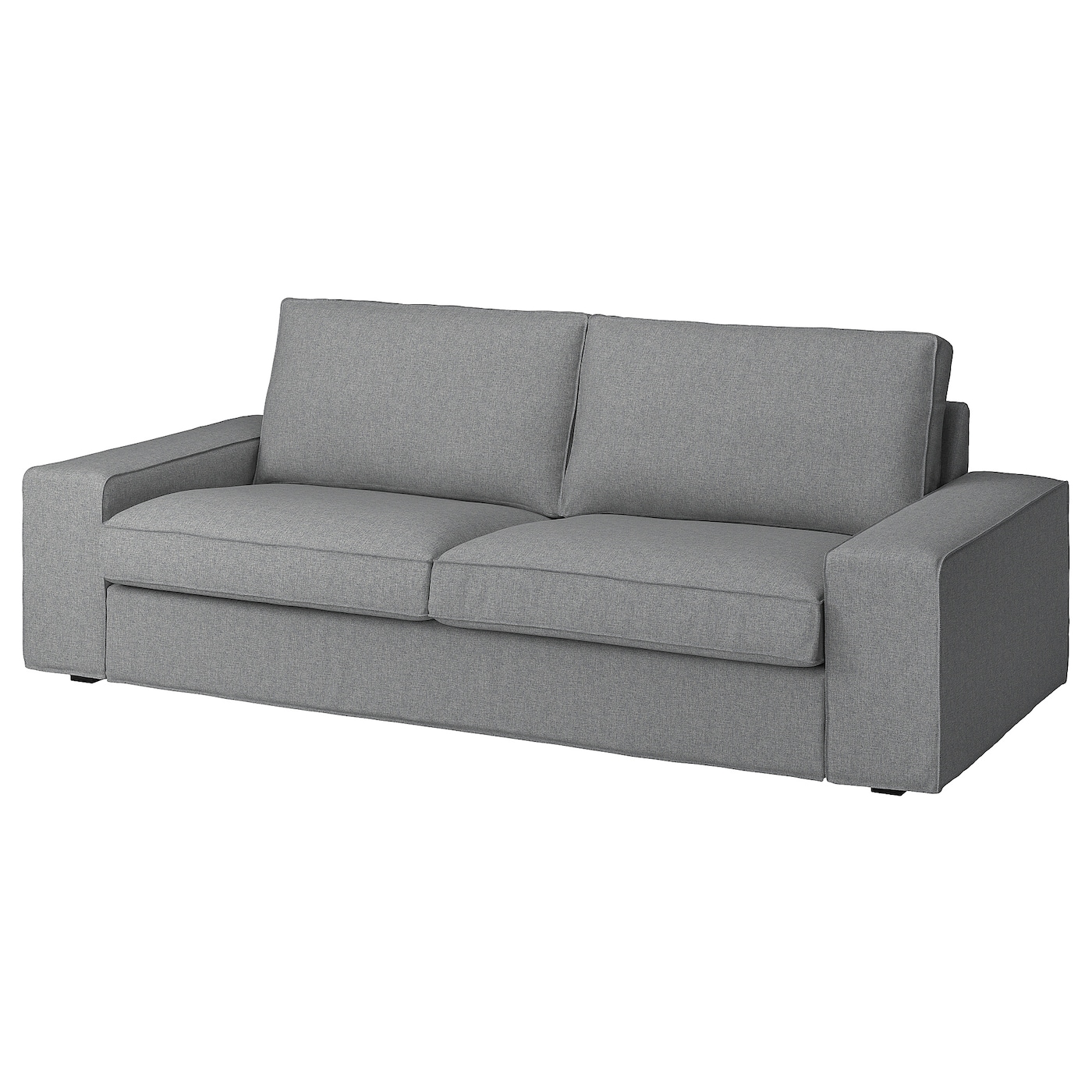 IKEA KIVIK sofa 3-osobowa, Tibbleby beżowy/szary, Szerokość: 228 cm