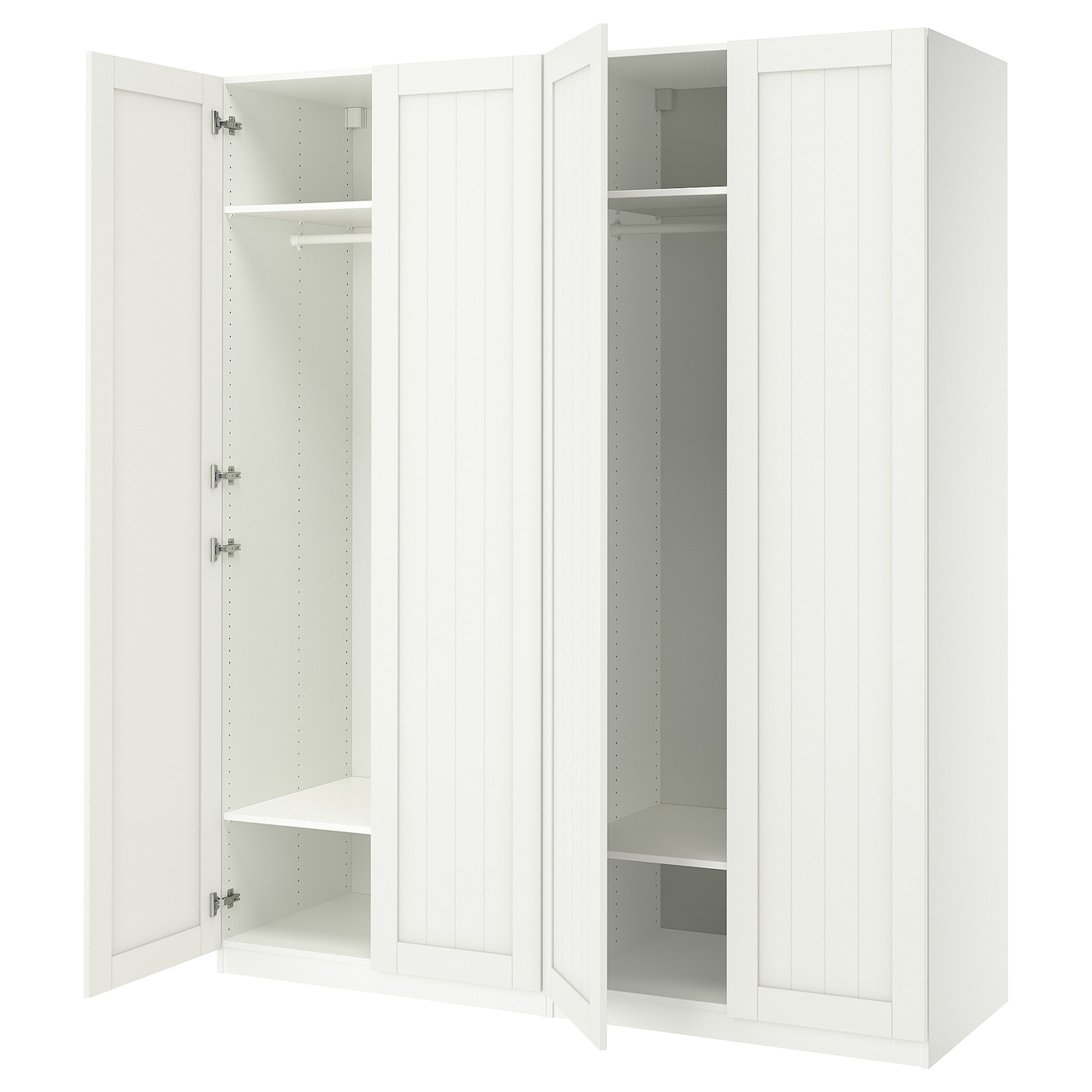 IKEA PAX / GULLABERG kombinacja szafy, biały/biały, 200x60x236 cm