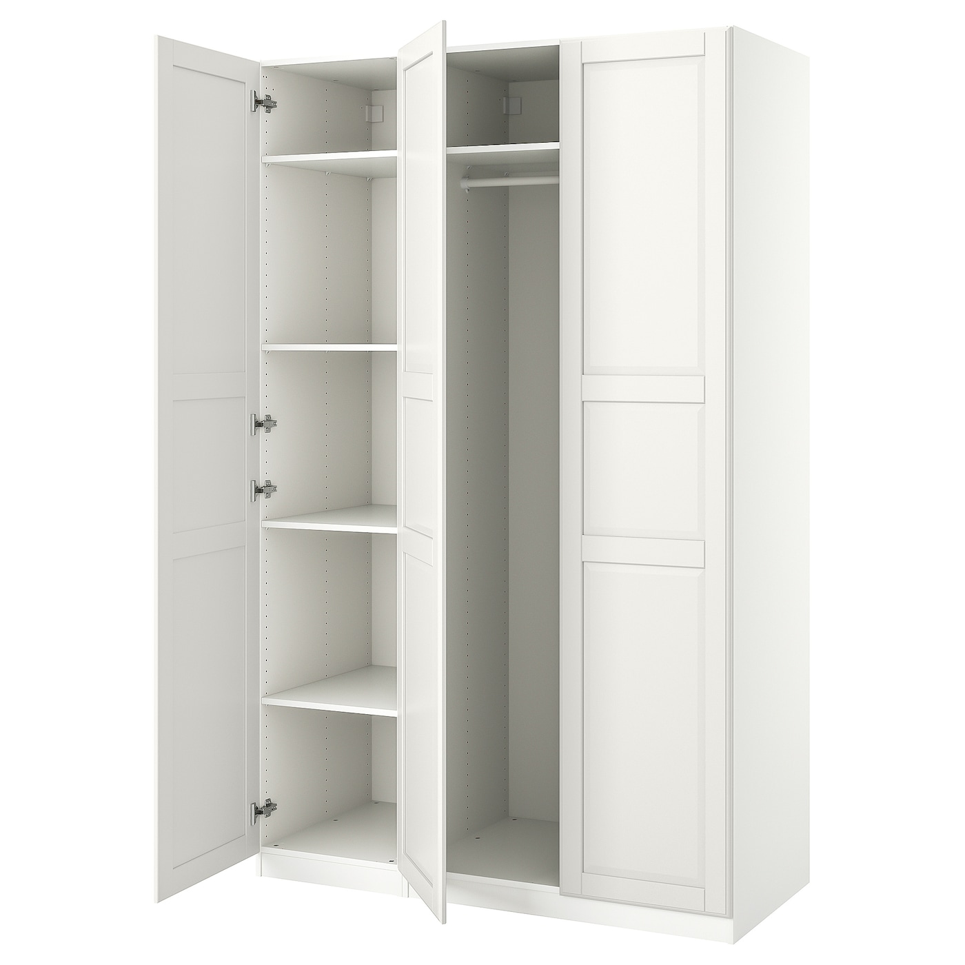IKEA PAX / TYSSEDAL kombinacja szafy, biały/biały, 150x60x236 cm