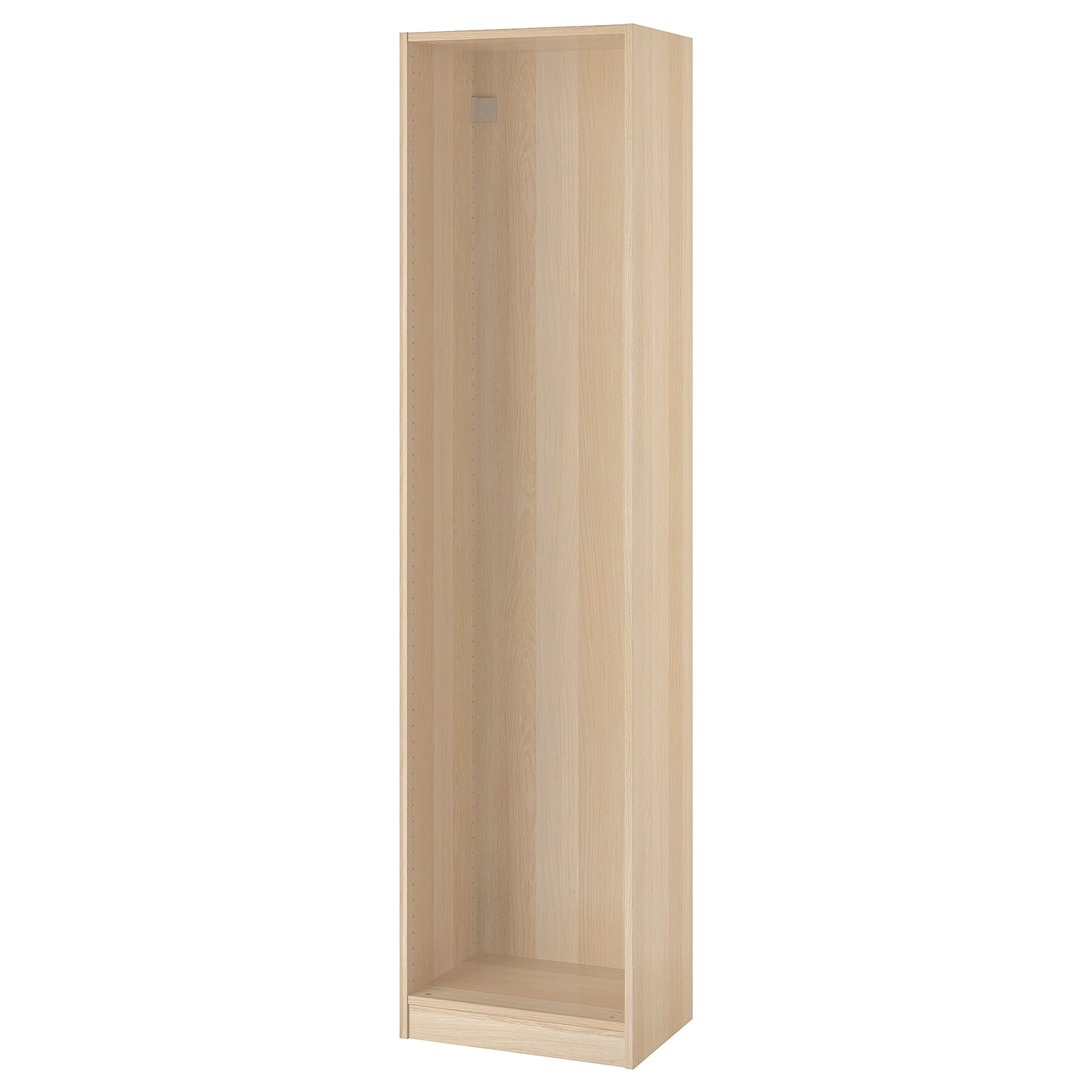 IKEA PAX obudowa szafy, imitacja dębu bejcowanego na biało, 50x35x201 cm