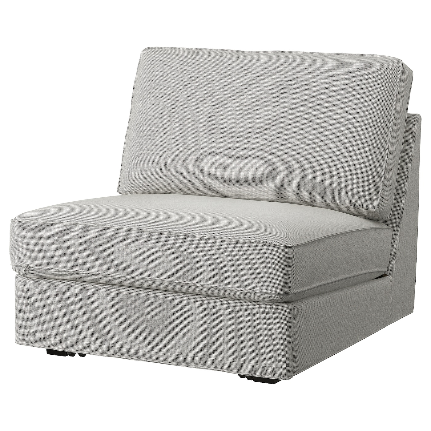 IKEA KIVIK 1o sofa rozkładana, Tallmyra biały/czarny, Długość łóżka: 197 cm