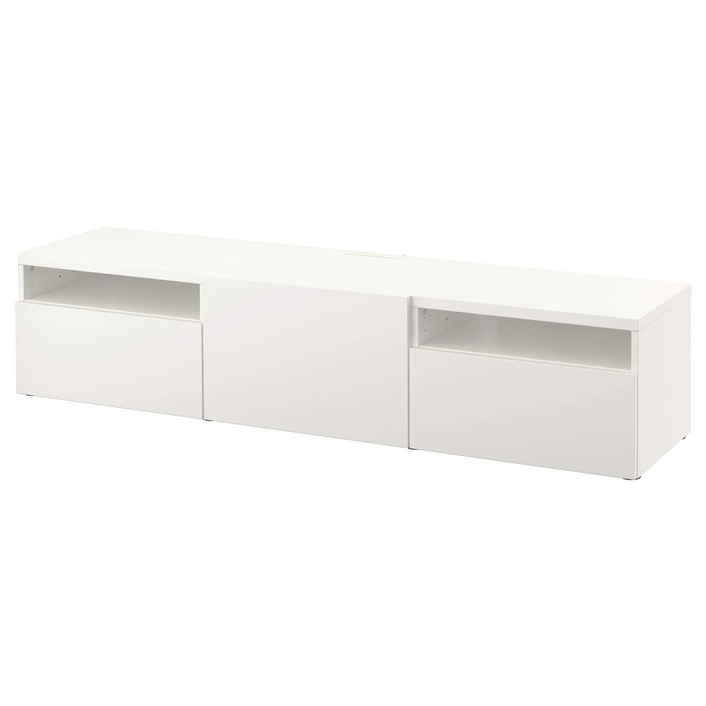 IKEA BESTÅ szafka pod TV, biały/Lappviken biały, 180x42x39 cm
