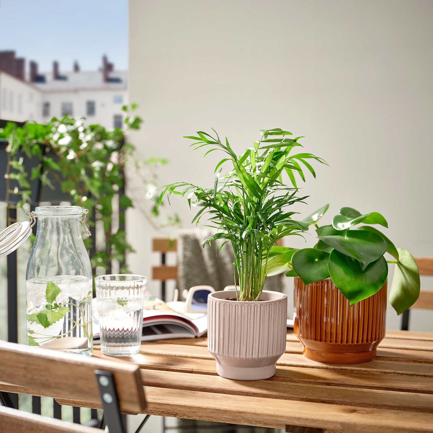 IKEA HONUNGSPALM Osłonka doniczki, do wewnątrz/na zewnątrz/brązowy, 12 cm