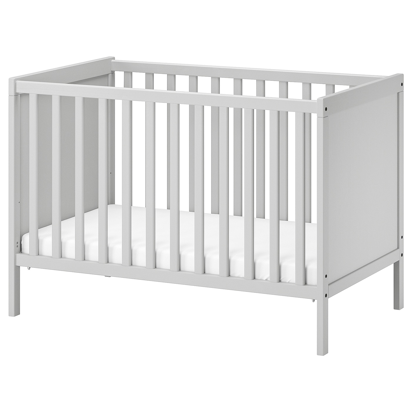 IKEA SUNDVIK łóżko dziecięce, szary, 60x120 cm