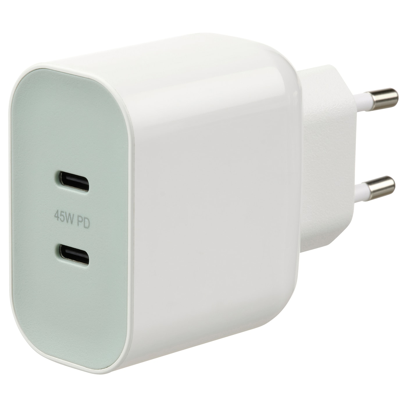 IKEA SJÖSS ładowarka 2 porty USB 45 W, z funkcją szybkiego ładowania, Szerokość: 5.5 cm