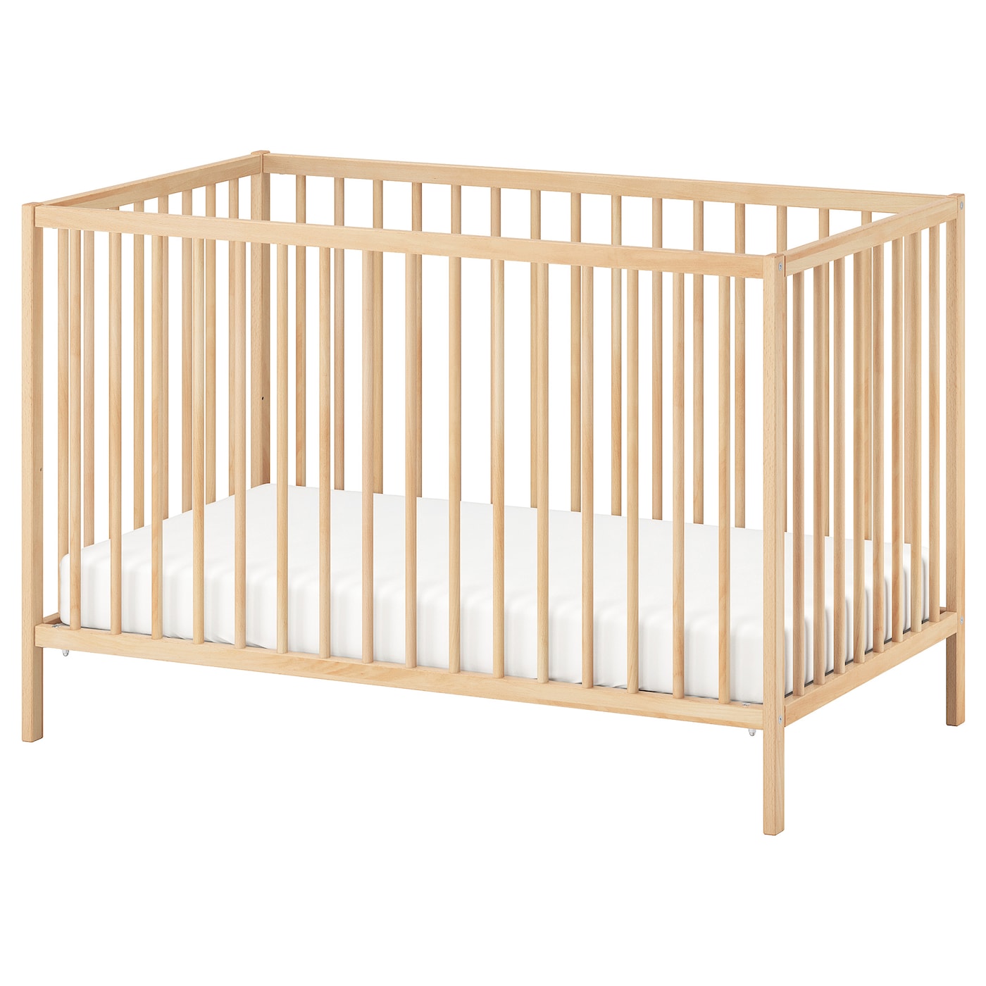 IKEA SNIGLAR łóżko dziecięce, buk, 60x120 cm