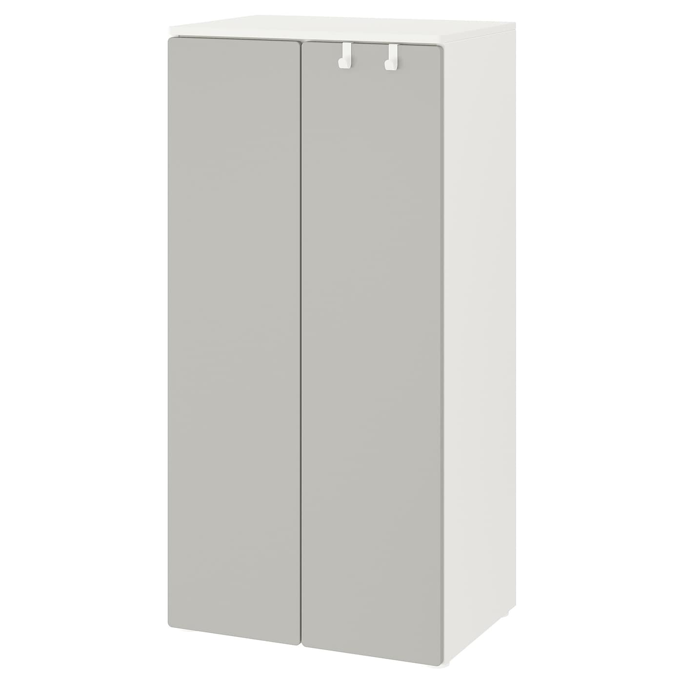 IKEA SMÅSTAD szafa, biały/szary, 60x42x123 cm