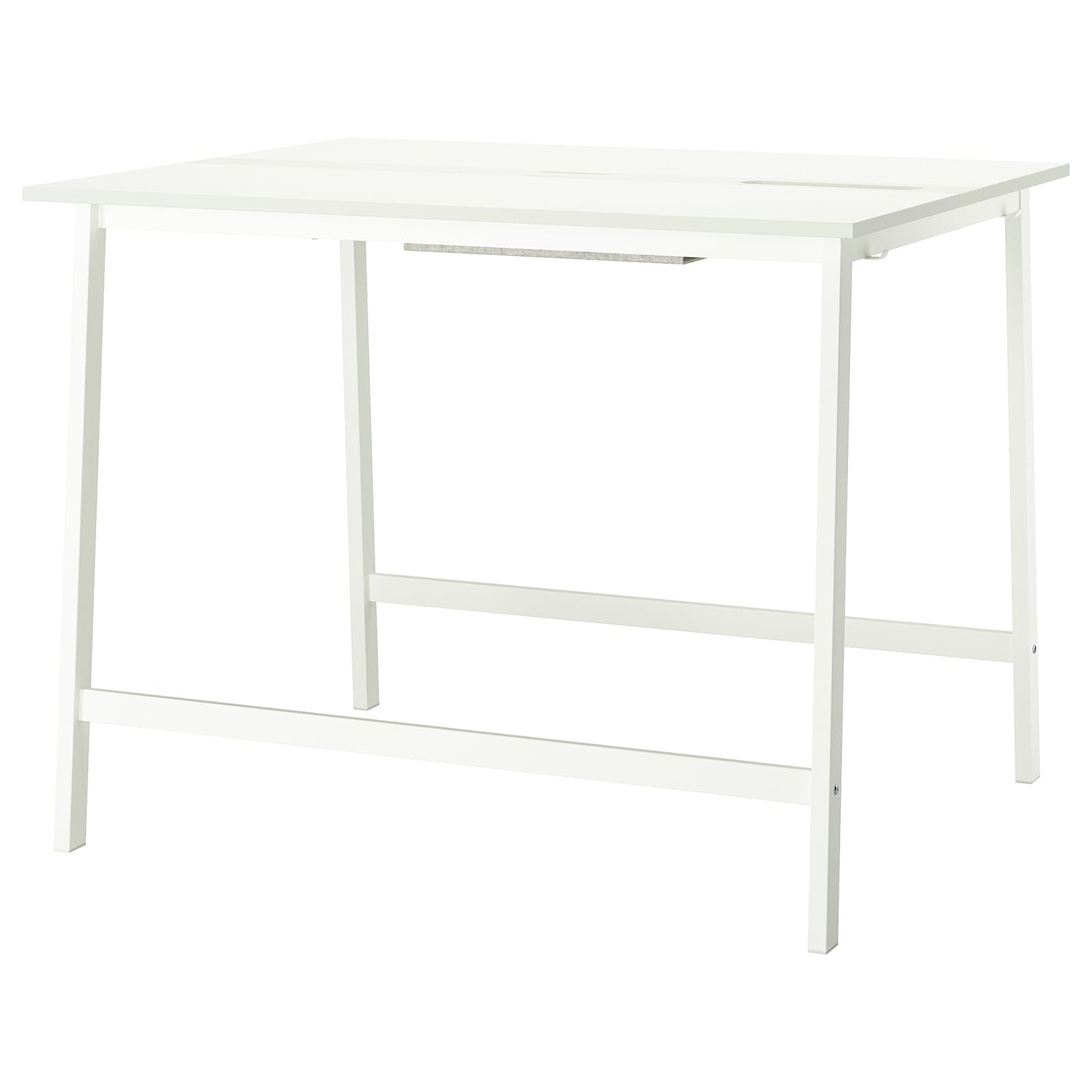 IKEA MITTZON stół konferencyjny, biały, 140x108x105 cm