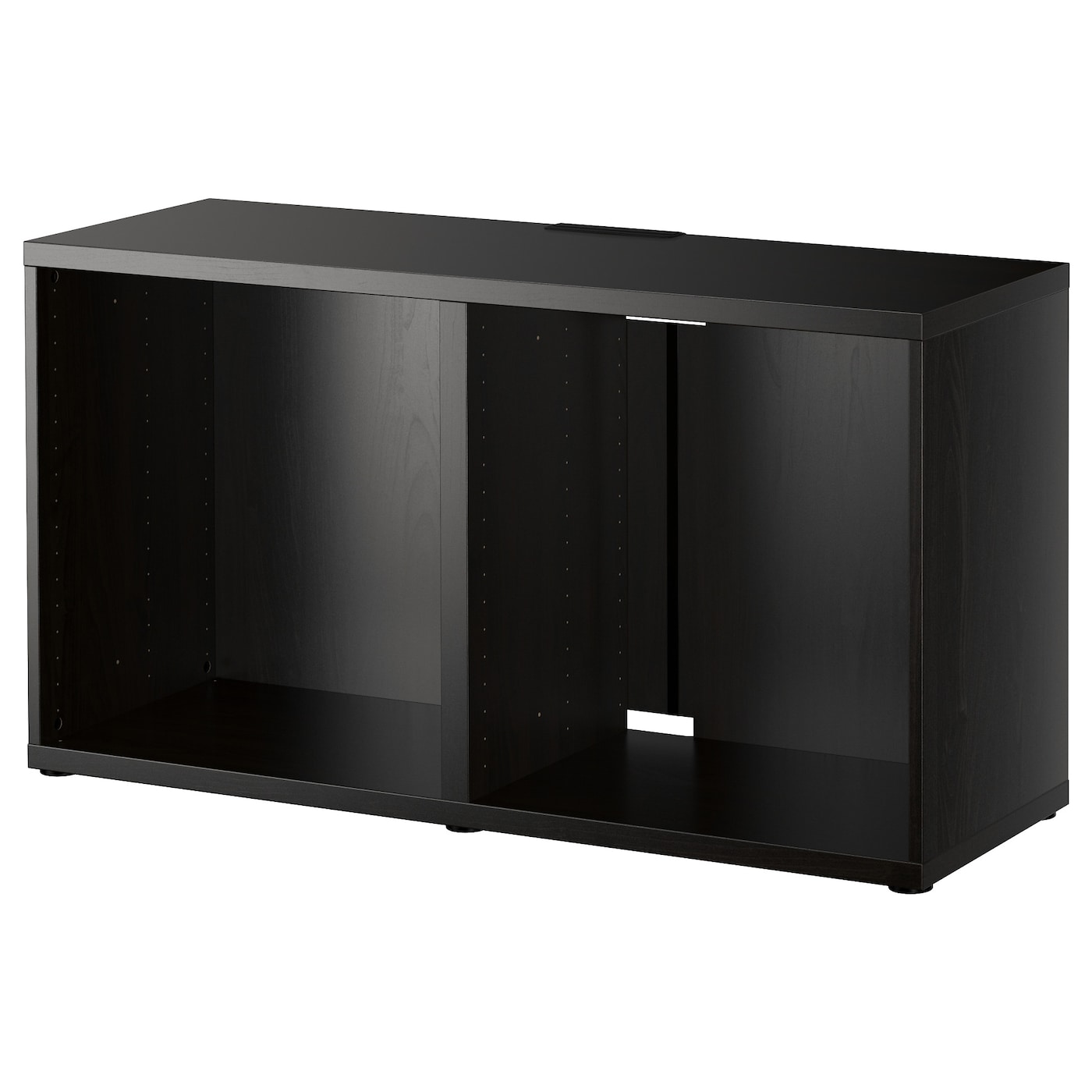 IKEA BESTÅ szafka pod TV, czarnybrąz, 120x40x64 cm
