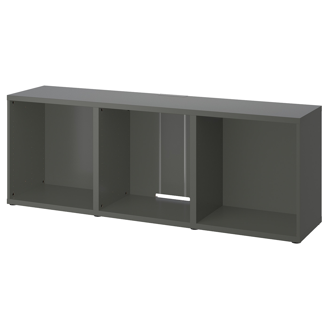 IKEA BESTÅ szafka pod TV, ciemnoszary, 180x40x64 cm