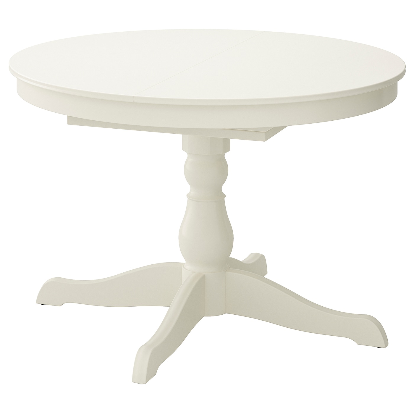 IKEA INGATORP stół rozkładany, biały, 110/155 cm