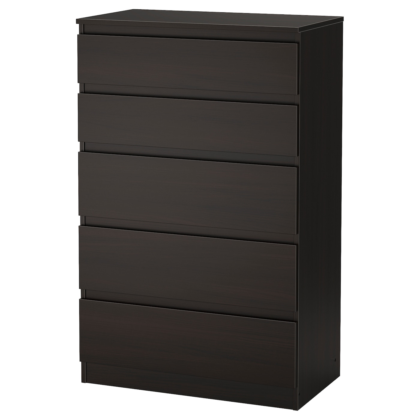 IKEA KULLEN komoda, 5 szuflad, czarnybrąz, 70x112 cm