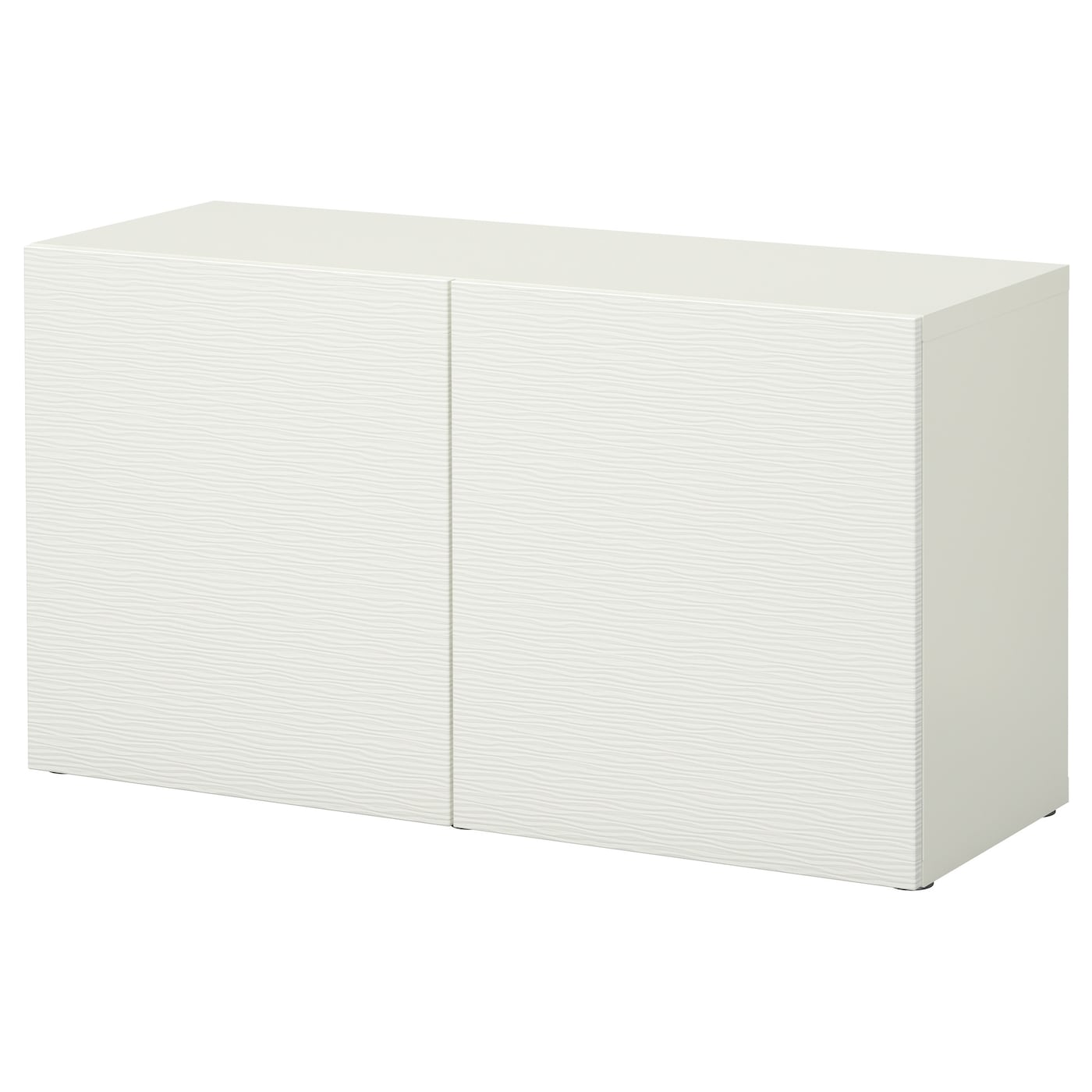 IKEA BESTÅ szafka z drzwiczkami, Laxviken biały, 120x42x64 cm