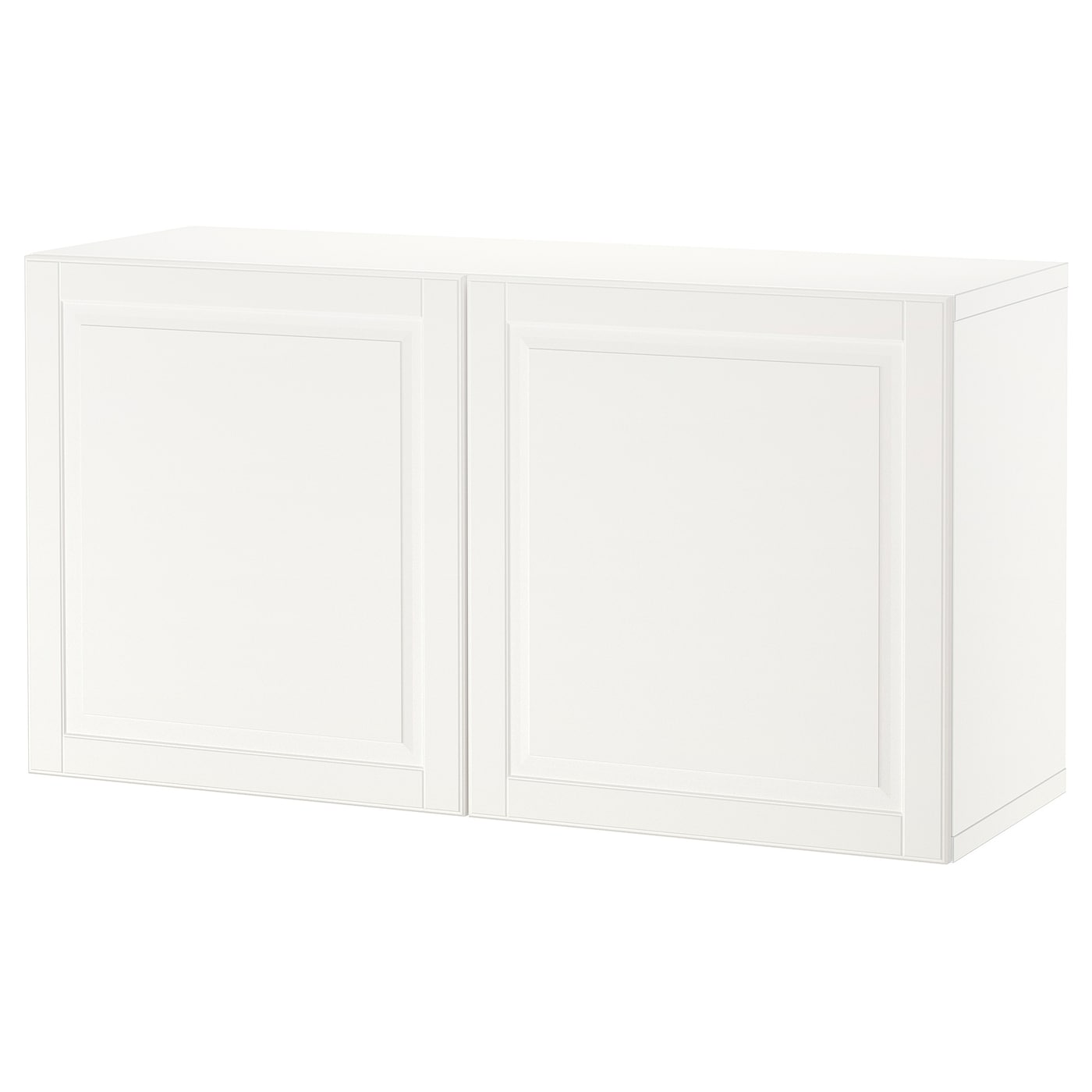 IKEA BESTÅ szafka z drzwiczkami, biały/Smeviken biały, 120x42x64 cm