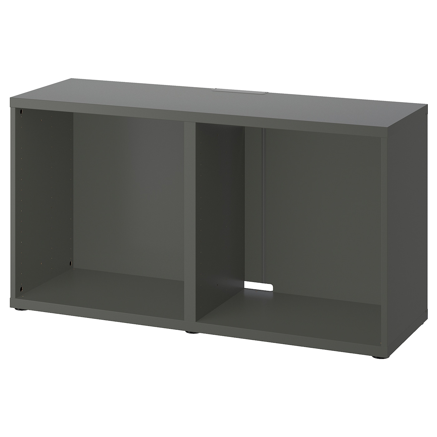 IKEA BESTÅ szafka pod TV, ciemnoszary, 120x40x64 cm