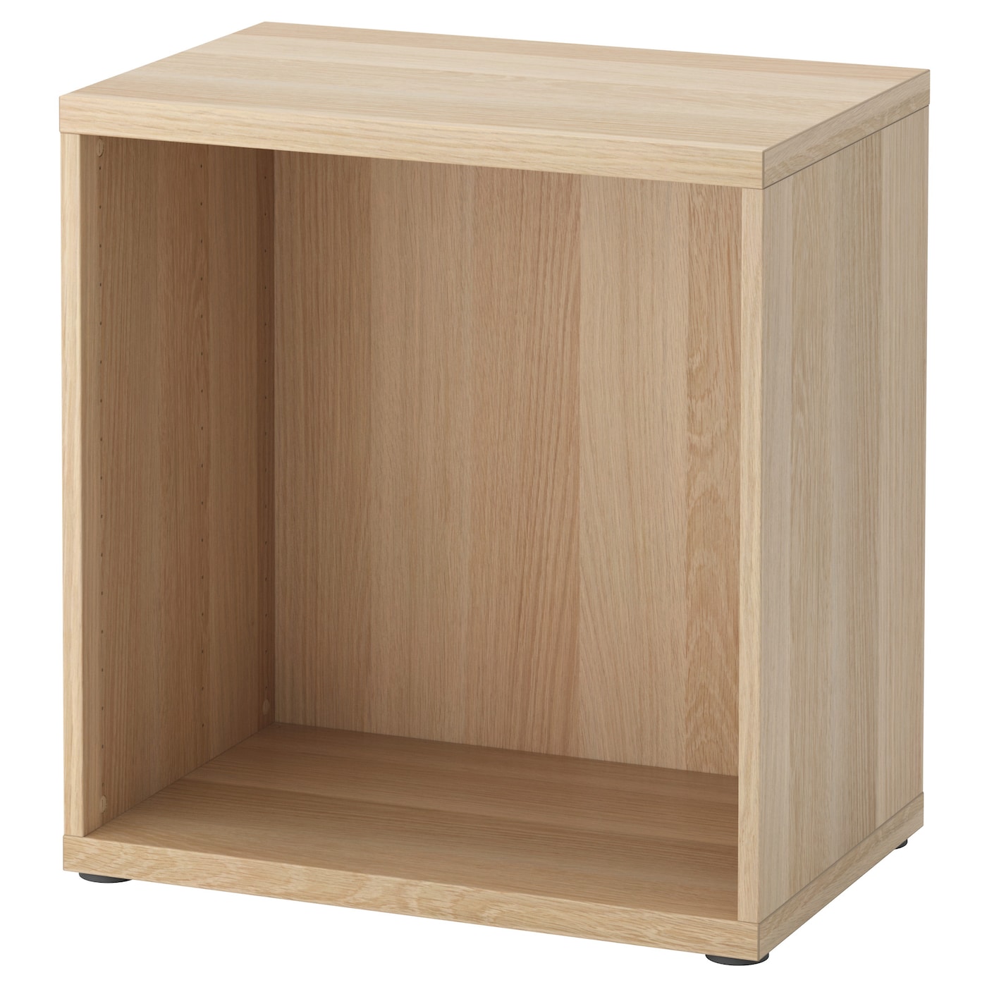 IKEA BESTÅ obudowa, imitacja dębu bejcowanego na biało, 60x40x64 cm