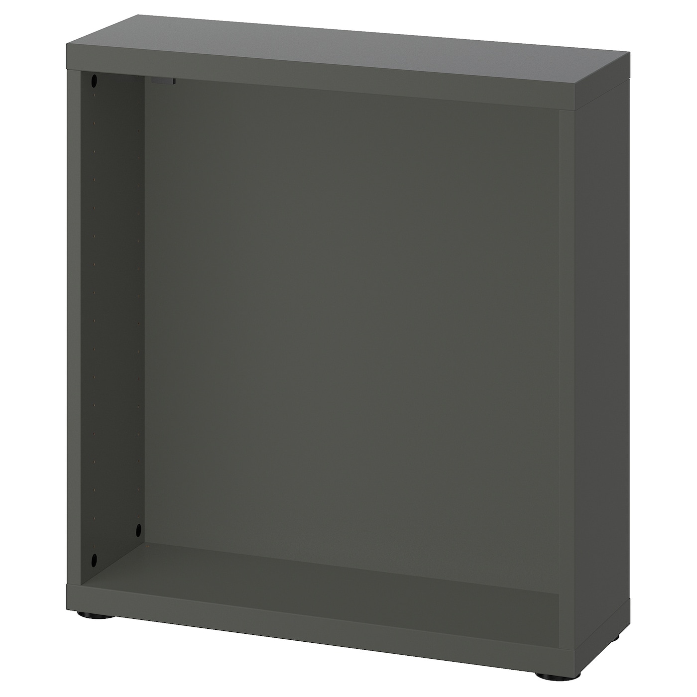 IKEA BESTÅ obudowa, ciemnoszary, 60x20x64 cm
