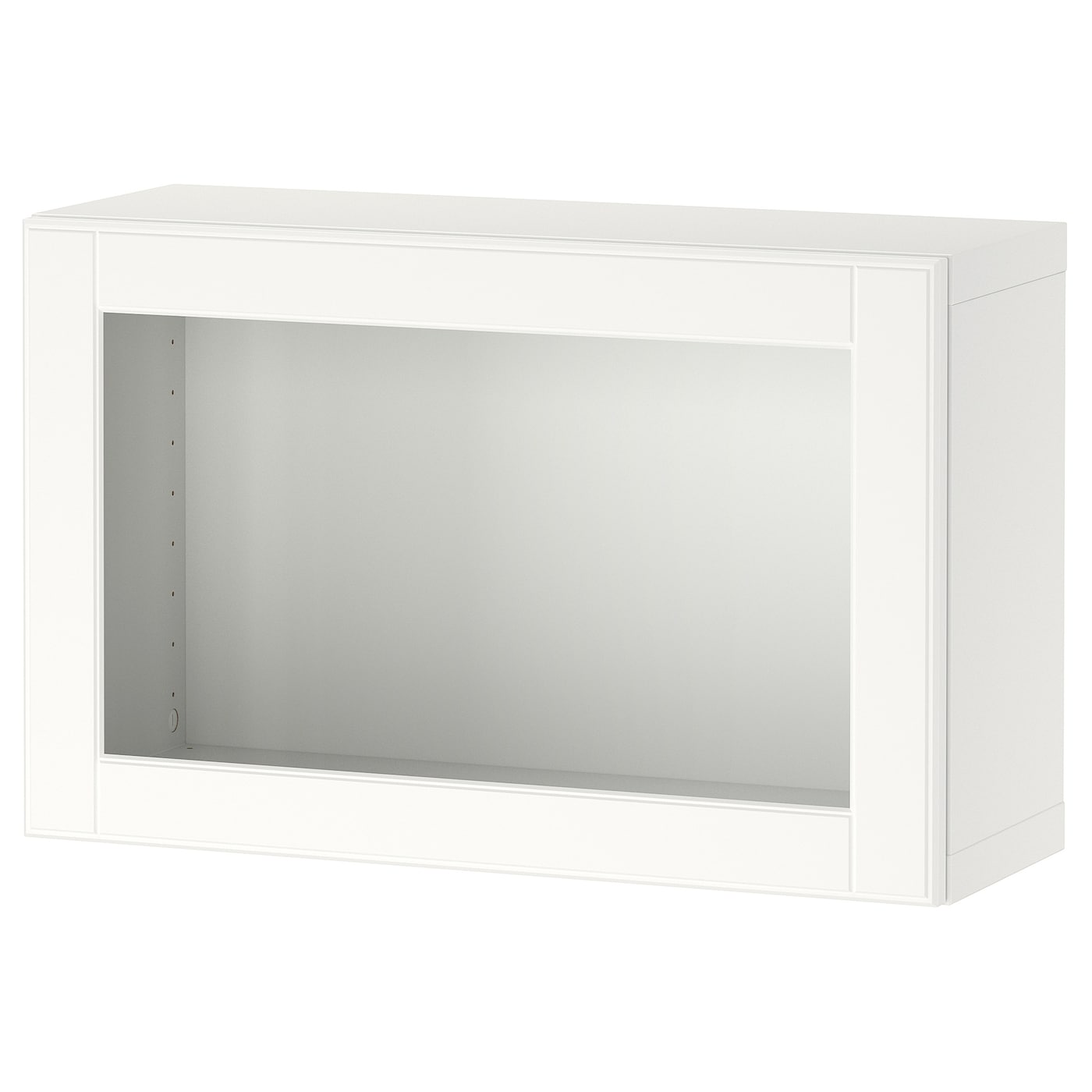 IKEA BESTÅ witryna, biały/Ostvik biały, 60x22x38 cm